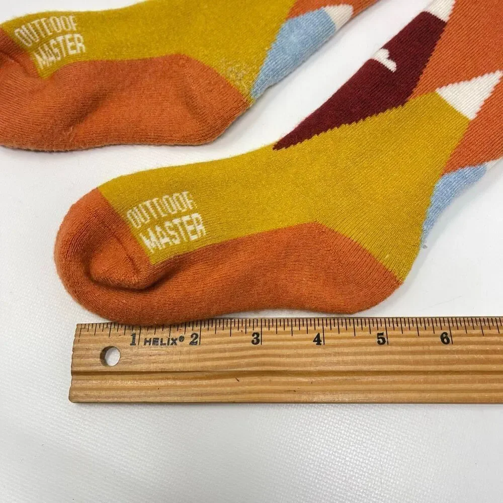 Outdoor Master Ski Snowboard Socks Warm Thermal Over Calf Infant Size XS 7-11.5
